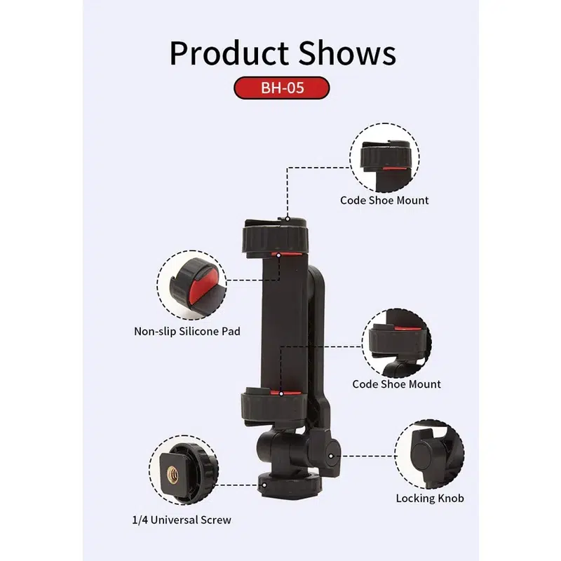 نگهدارنده دوربین جی ماری مدل BH-05 - Image 10