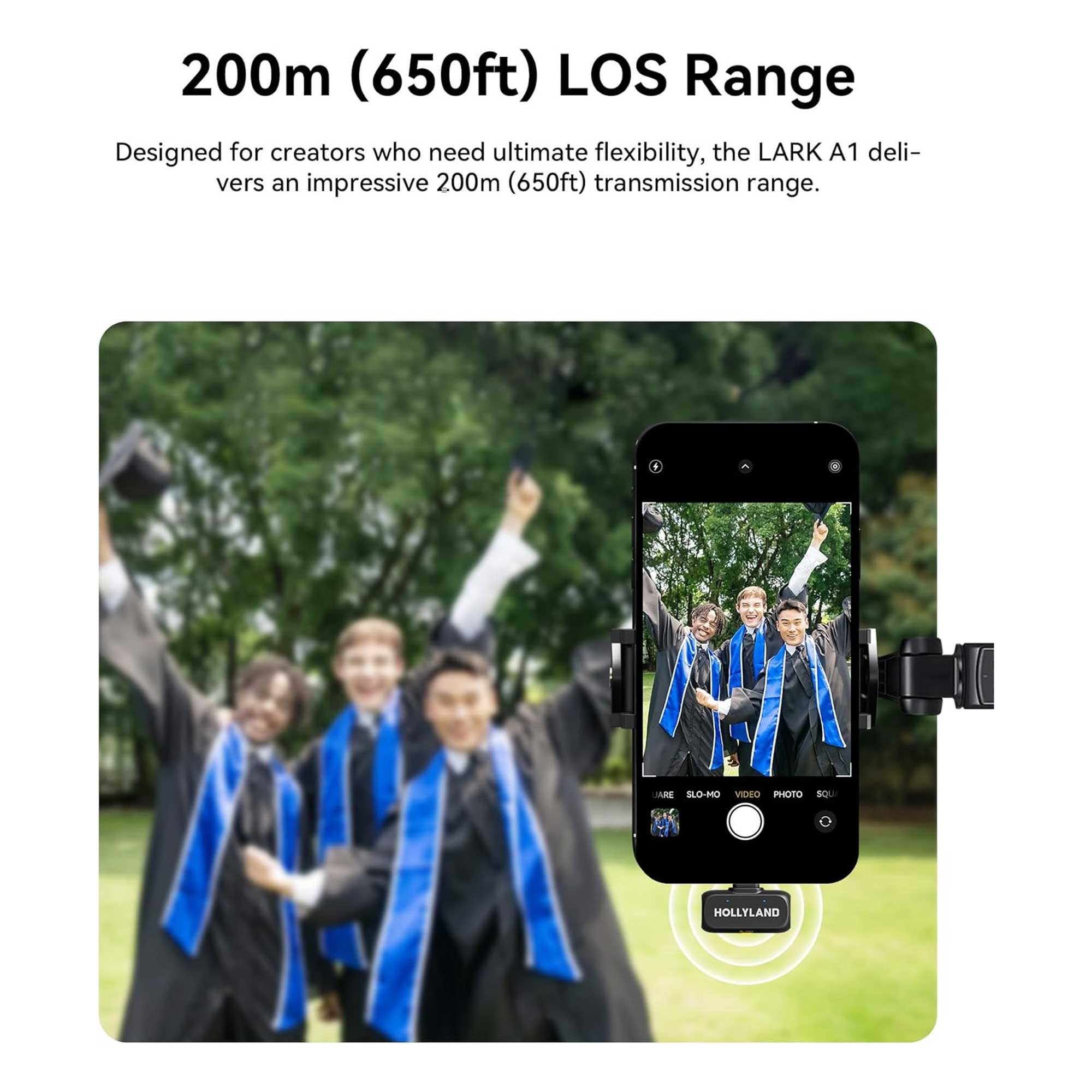 میکروفون یقهای بیسیم هالیلند مدل LARK A1 Mini Duo با کانکتور USB-C - تصویر 4