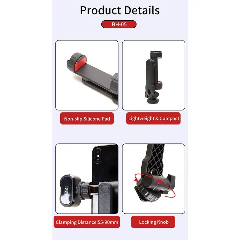 نگهدارنده دوربین جی ماری مدل BH-05 - Image 11