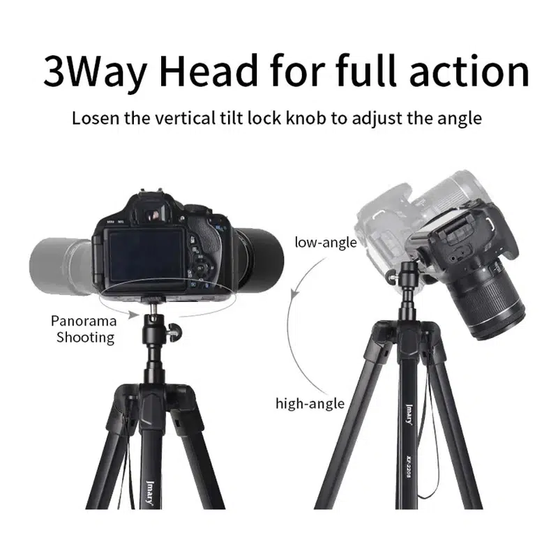 سه پایه دوربین جی ماری مدل KP-2208 - Image 5